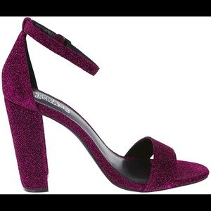 Brash Metallic glitter block heel sandals